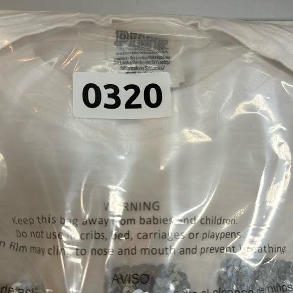 Pink Victoria’s Secret silver logo sequin long sleeve T-shirt size XS - Picture 5 of 5